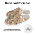 thumbnail image 6 of Fotbe Seashells Pattern Women's Fuzzy Curly Fur Memory Foam Loafer Slippers Indoor Outdoor Slippers Winter Home Shoes-39/40, 6 of 7