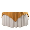 thumbnail image 3 of Efavormart 70" Gold 200 GSM Seamless Premium Polyester Square Tablecloth, 3 of 9