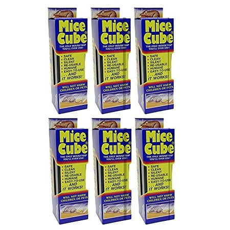 Mice Cube - Reusable Humane Mouse Trap (6-Pack)