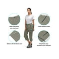 thumbnail image 3 of Mapamyumco Women's Quick Dry 3/4 Pants Capri Shorts Lightweight Hiking Travel Casual Size XXL, 3 of 6