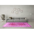 thumbnail image 3 of Ahgly Company Indoor Round Persian Pink Traditional Area Rugs, 6' Round, 3 of 4