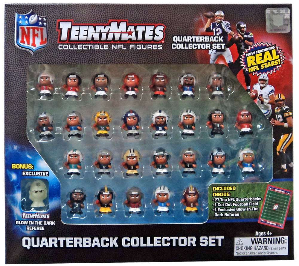 NFL TeenyMates Quarterbacks Boxed 27 Piece Mini Figure Set - Walmart.com