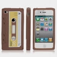 thumbnail image 3 of Funda para iPhone 4S 4G Retro Cassette Tape Protector de piel de silicona, 3 of 6