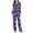 RYE12-Purple, variant on Brqkzdu 2 Piece Womens Halloween Pajamas Sets Long Sleeve Collar Button Down Pj and Pajama Pants Loose Comfy Nightwear Sets