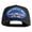 Black, variant on USS Coral Sea CV 43 Blue Patched Solid Cotton Twill 5 panel Mesh Back Cap - Black OSFM