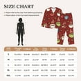 thumbnail image 6 of Bingfone Womens Pajama Sets Coffee Cups Print,Long Sleeve Loungewear Pajamas Set-Large, 6 of 9
