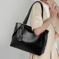 thumbnail image 5 of Genuine Leather Hobo Tote Bag, Women's Grainy Shoulder Handbag Purse, 5 of 8