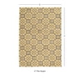 thumbnail image 6 of Allora 5' x 7' Hand-Tufted Geometric Design Polyester Rug in Gray and Butter, 6 of 6