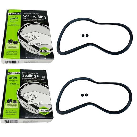 2 Pk, Presto Pressure Cooker Sealing Ring Gasket 09905