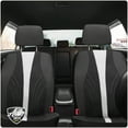 thumbnail image 3 of Auto Drive 2-Piece Black-White Marlo Seat Covers, 3 of 9