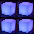 thumbnail image 1 of Main Access 16 "Piscine Spa Imperméable Changement de Couleur LED Siège Cube Léger (4 Pack), 1 of 5