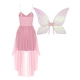 thumbnail image 4 of Robe de Fée Forêt pour Femmes Robe à Paillettes Tenues Elf Robe avec Ailes Rose TTG, 4 of 5