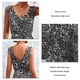 thumbnail image 5 of Vestido Estampado,Vestido Estampado De Dobladillo Suelto Con Cinturón Y Cuello En V De Verano Vestido Estampado Sin Mangas Rendimiento De Gama Alta, 5 of 6