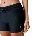 thumbnail image 3 of Free Country Women's Drawstring Swim Short Black M, 3 of 5