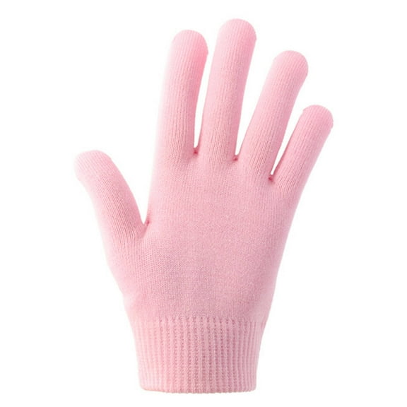 TELOLY Cotton Gloves Winter-Ready Wear Gloves for Women Warm Cotton Gloves for Dry Hands Sleeping Cozy Fit Pink