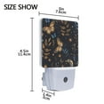 thumbnail image 4 of Herbs Butterfly Star Night Light 2 Pack LED Nightlight Plug into Wall Dusk to Dawn Sensor Soft White, 4 of 7