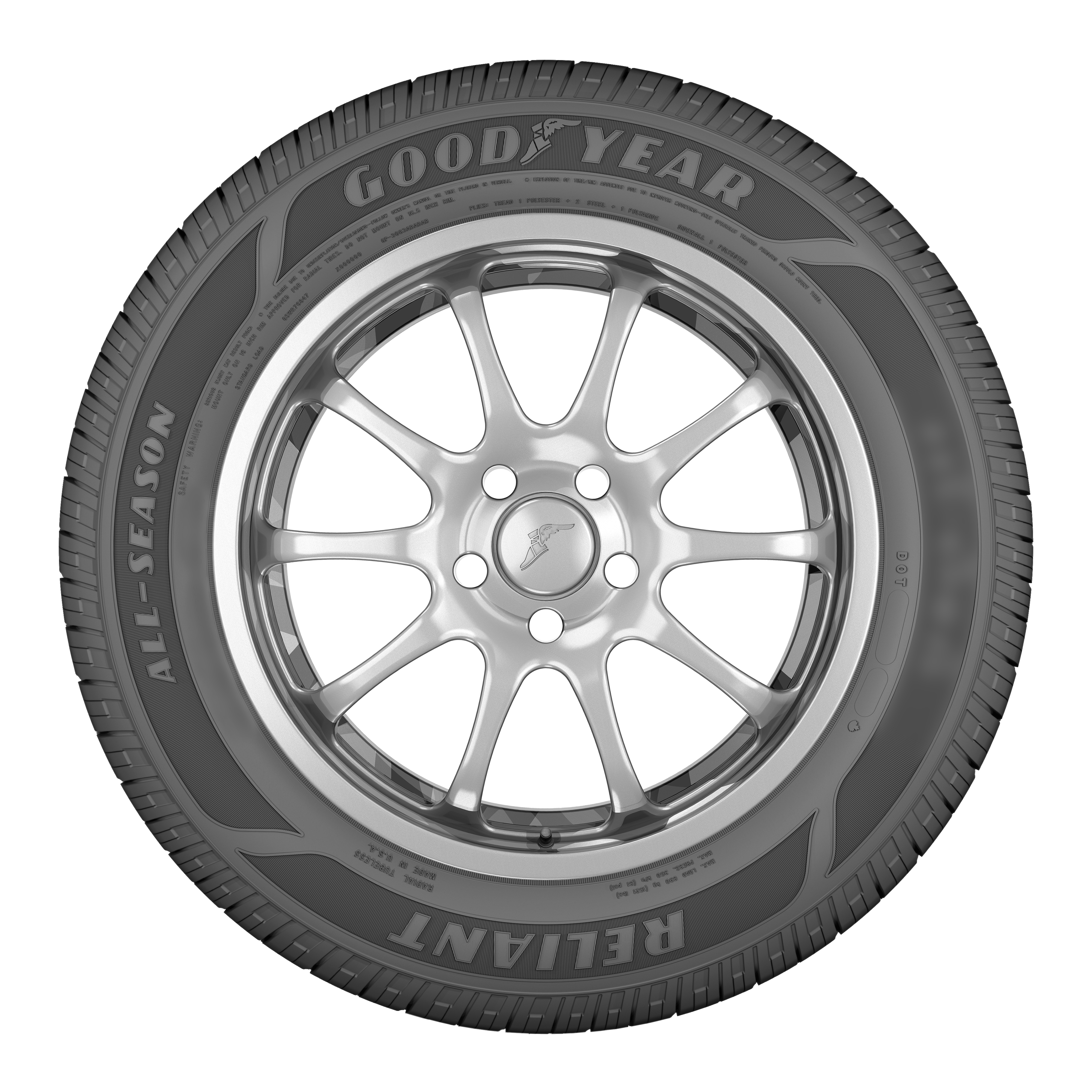 Goodyear Reliant All-Season 215/60R16 95V All-Season Passenger Car Tire - image 3 of 7