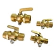 thumbnail image 3 of Brass Male Drain Petcock Shut Off Valve, 1/4\\\" 3/8\\\" 1/2\\\" 3/4\\\" for Fuel Gas, 3 of 7