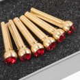 thumbnail image 2 of MasteelfCA 6pcs Acoustic Guitar Bridge Pins Replacement Professional Guitar Tuning Pins, 2 of 7