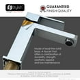 thumbnail image 2 of Stylish Single-Handle Polished Chrome Bathroom Faucet Height 6½" B-112C, 2 of 8