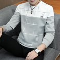 thumbnail image 2 of Suéter casual para hombre Moda de manga larga Sudaderas con cuello redondo CH-EGpangjing, 2 of 4