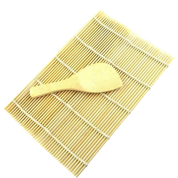 DTOWER Sushi Rolling Maker Bamboo Roller Diy Mat And Rice Paddle