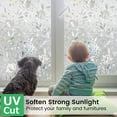 thumbnail image 2 of Decorative Window Film and Privacy Protection Anti-UV Static Cling Window Film 3D Tulip Floral Pattern Thick Window Sticker for Home, Kitchen, Office, 90x200cm, 2 of 5