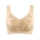 thumbnail image 1 of Conjunto de lencería Sujetador frontal con botones para mujer, ropa interior inalámbrica de alto soporte y cierre fácil (Beige XL) Ygjytge multicolor Única para Mujer, 1 of 2