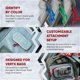 thumbnail image 3 of Vertx Pack Zip Pouch Organizer Insert Attachment for Backpack, Bag, Travel, Organization Pouches, Small, 2-Pack, 3 of 6