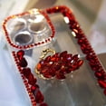 thumbnail image 6 of For iPhone 13-15 Handmade Crystal Clear Jeweled Phone Case Shockproof Cover Gift, 6 of 7