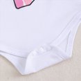 thumbnail image 7 of kpoplk Newborn Baby Girl Summer Clothes Floral Embroidery Hater Romper Bloomers Shorts/Pants/Skirts Set Headband Cute Baby Girl Outfit(Pink,12-18 M), 7 of 7