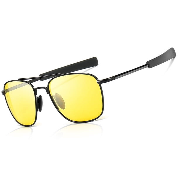Gafas de sol SUNGAIT SGT285YS-HKHP con visión nocturna polarizada amarilla