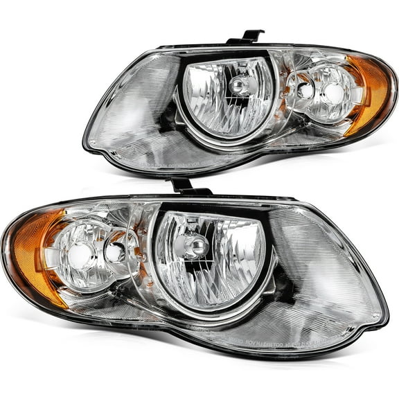 ECCPP Headlight Assembly Driver And Passenger Side for CHRYSLER Town & Country 2005-2007