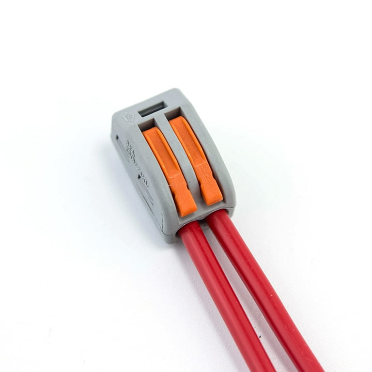 Electrical Connectors 20-Pack Eugiichr Lever Wire Connectors - Quick Splice Terminals (AWG 28-12) Waterproof Wire