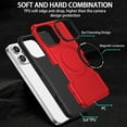 thumbnail image 5 of Magnetic Phone Case for iPhone 15 Pro Compatible with Magsafe, Military-Grade Shockproof Case with Built-in Magnet Circle for iPhone 15 Pro MS Red, 5 of 18