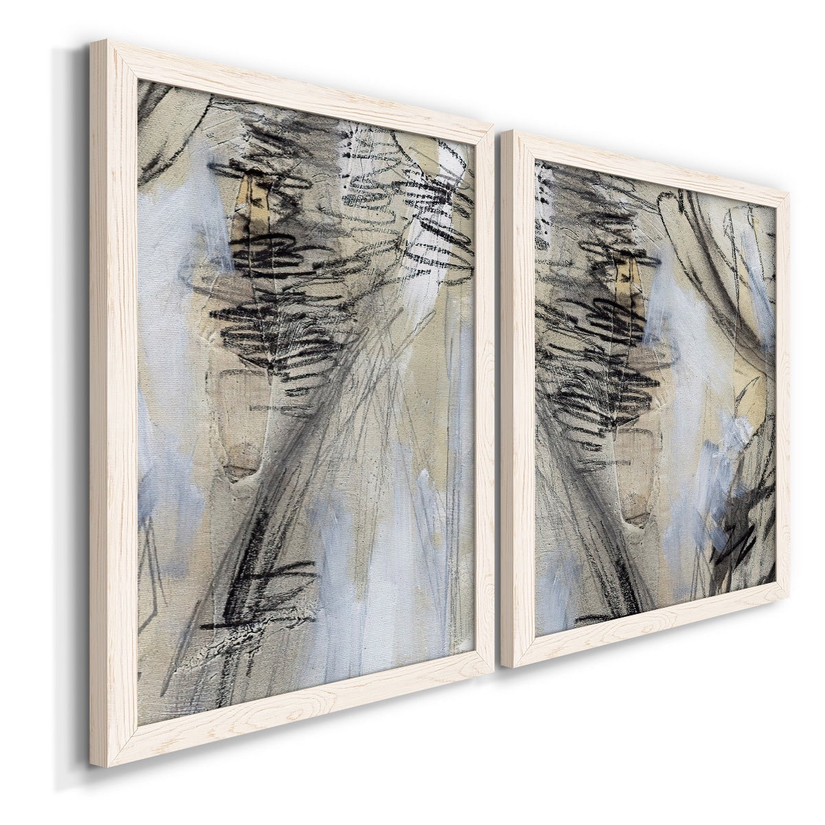 Masked Notes V - Premium Framed Canvas 2 Piece Set - Ready to Hang