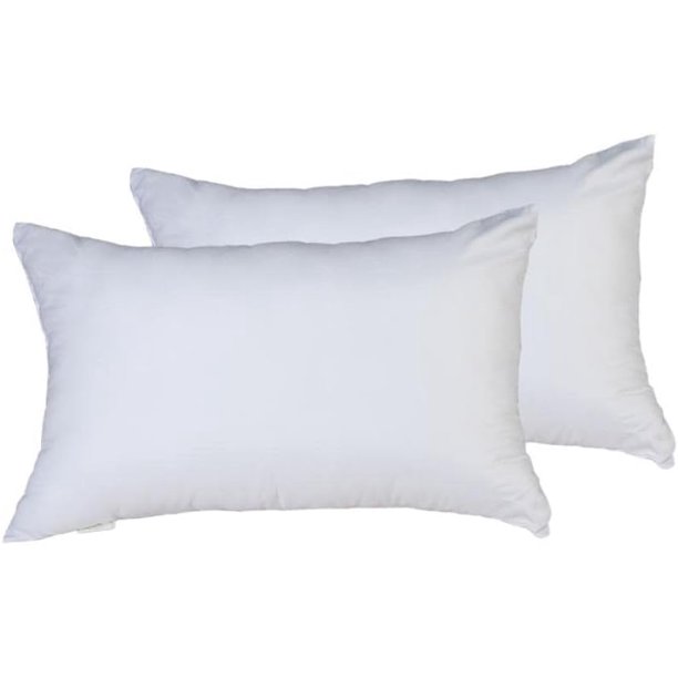 Unique Triple White Down & Feather Pillows For Sleeping 2 Pack Great