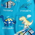 thumbnail image 4 of Kaprioy Boys Summer Outfits Toddler Boy Clothes Dinosaur Prints Shirt Shorts Set 3T 4T 5T 6T 7T Toddler Boy Clothes, 4 of 5