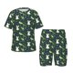 thumbnail image 1 of Balery Green Frogs Conjunto de Pijama Infantil de Manga Corta con Estampado – Ropa de Dormir de Algodón Suave-3X-Large, 1 of 6