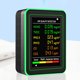 thumbnail image 1 of Detector De Aire, CO2 TVOC HCHO PM2.5 PM10 Detector, Probador De Aire Portátil Con Pantalla Digital LCD Color, Batería Recargable Incorporada, Adecuada Para, 1 of 7
