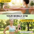 thumbnail image 5 of Figure 8 Resistance Band, Silicone Resistance Band with Massage Grip, Portable Fullbody Yoga Pulling Rope, 5 of 7