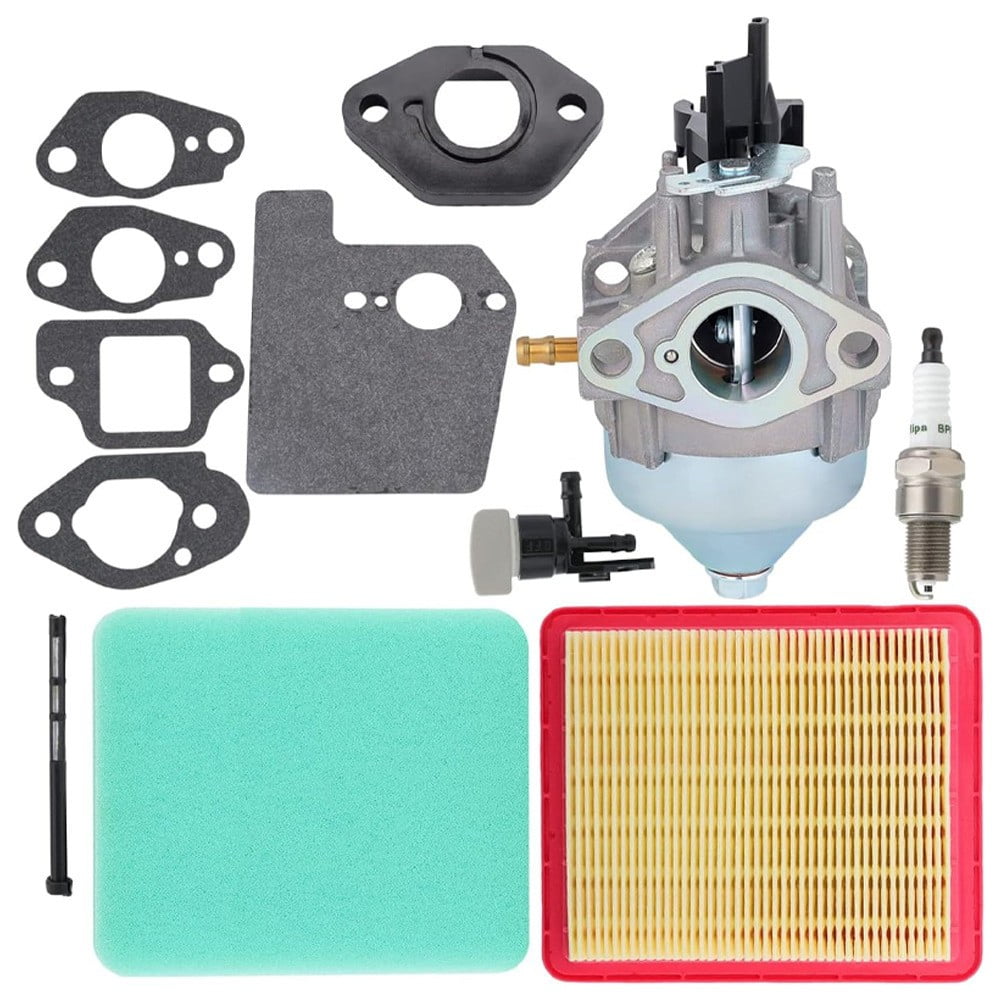 Carburetor Kit 16100-Z8B-901 BB76AA For Honda GCV160LA0 GCV160LA1, For Troy-Bilt TB240 HU700F Lawn Mowers, Includes Gaskets Spark Filter