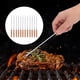 thumbnail image 4 of 12 piezas de tenedores para barbacoa de acero inoxidable para cocina doméstica, brochetas, agujas para brochetas, utensilios para barbacoa, 4 of 10