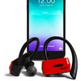 thumbnail image 2 of Axess Epbt103rd Red True Wireless Earphones With Bluetooth, 2 of 6
