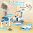 thumbnail image 7 of Shininglove Pet Grooming Kit & Vacuum Suction 99% Pet Hair, Professional Grooming Clippers with 5 certified Grooming Tools for Dogs Cats, 7 of 7