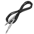 thumbnail image 2 of 6.35mm Dual Track Electric Guitar Audio Cable 1.85M Length Black Plastic Surface, 2 of 8