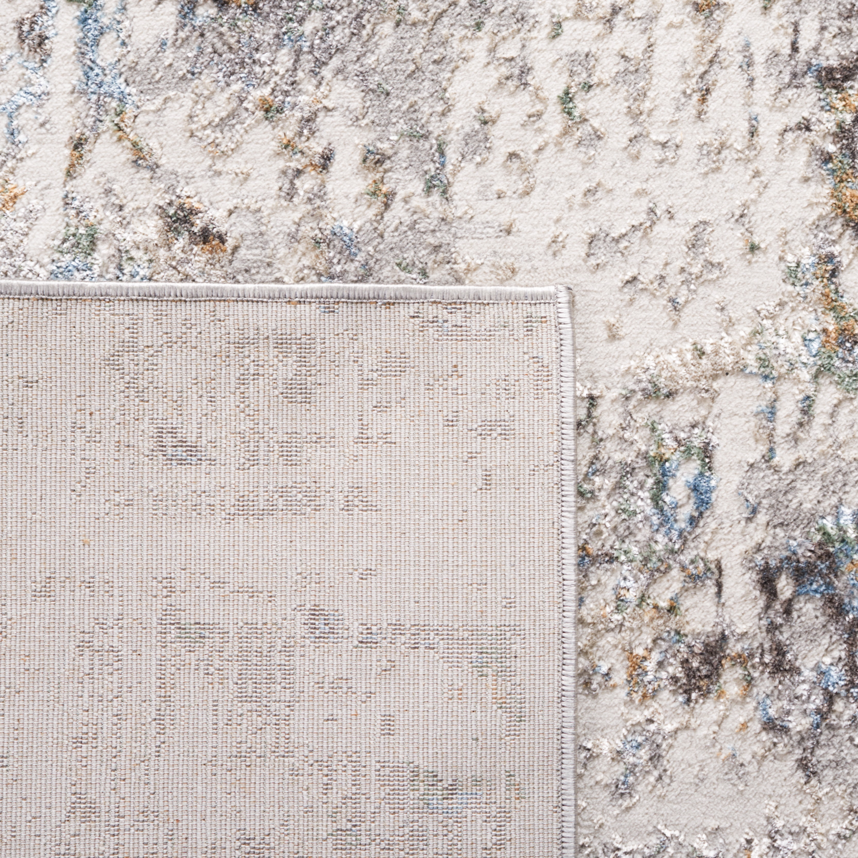 SAFAVIEH Bel Air Faith Abstract Area Rug, Gray/Blue, 5'5" x 7'7"