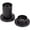 Matte Black, variant on Flanges for Economy Shower Rod, Adjustable, ABS Chrome, Polished Chrome by Stone Harbor Hardware