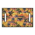 thumbnail image 2 of Renewold Golf Cart Seat Cover Lightweight Golf Blanket Universal Fit for EZGO Yamaha Club Cars and More 2-Seat Golf Cart, Hawaiian Palm Tree Flower Chimpanzee, 2 of 5