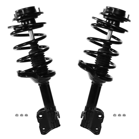 Detroit Axle - 2 Front Struts for 2010 2011 2012 Subaru Legacy, Struts with Coil Spring Complete Struts Assembly Replacement Suspension